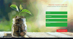 Desktop Screenshot of creativefinance.co.uk